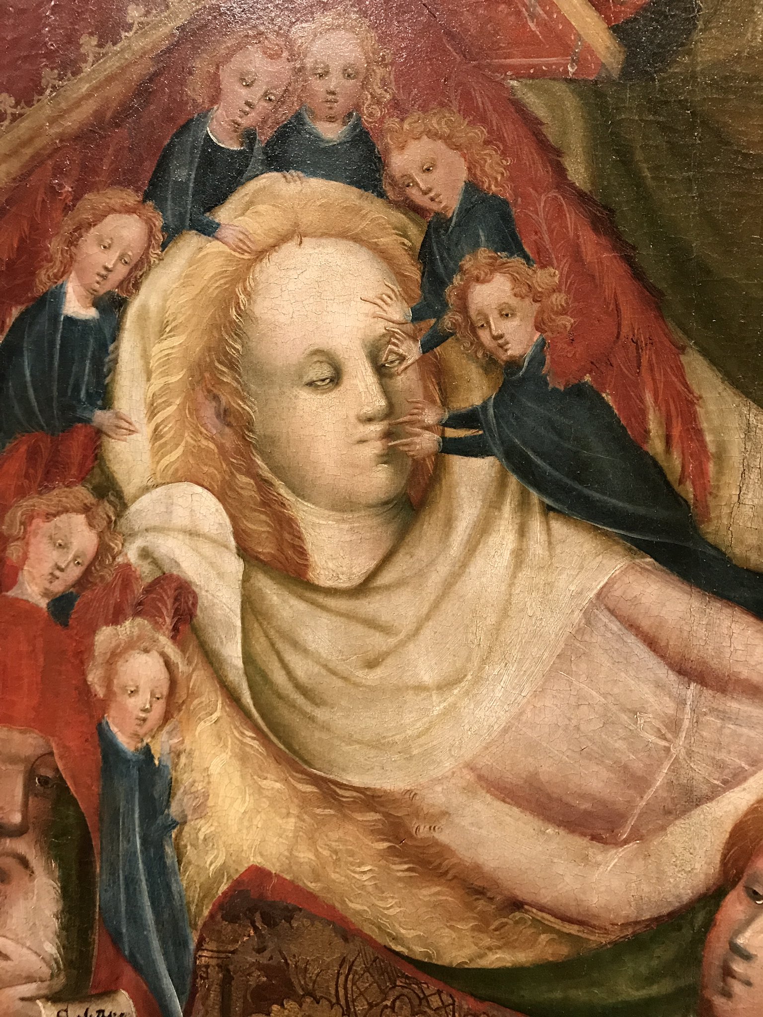 もる ミュンスター州立博物館 ドイツの15世紀ぐらいの宗教画が秀逸 地方の名もなき画家の作品だがどれも描写が細やかで表現はおおらか これは多分聖母マリア が死んだところの絵だが 天使がマリアの目をこじ開けるようで面白い T Co H2zyxowozv もる ミュンスター州立博物館 ドイツの15世紀ぐらいの宗教画が秀逸 地方の名もなき画家の作品だがどれも描写が細やかで表現はおおらか これは多分聖母マリア が死んだところの絵だが 天使がマリアの目をこじ開けるようで面白い T Co H2zyxowozv