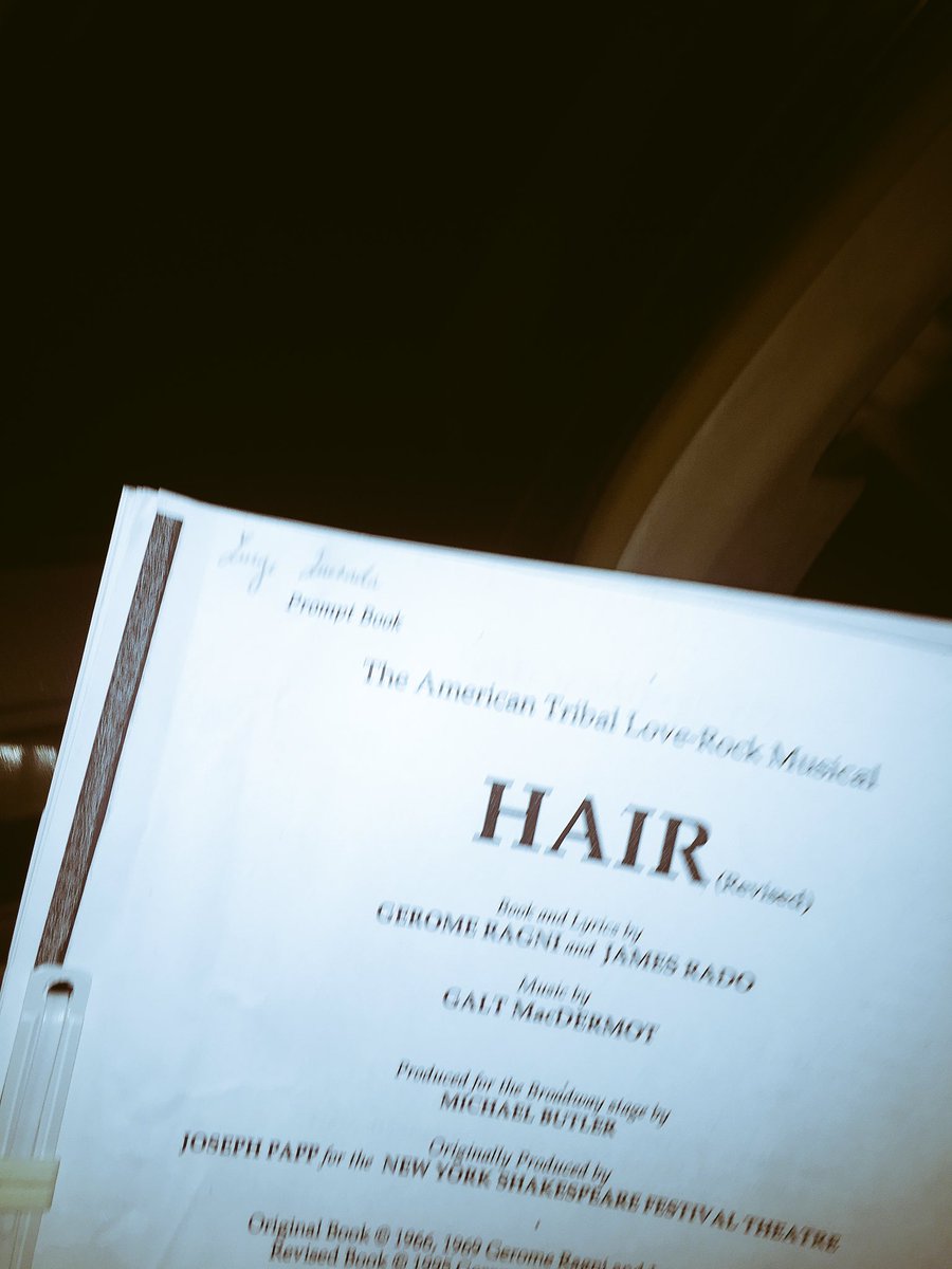 luppicci's tweet image. This is the dawning of the Age of Aquarius. 🔮✨♒️

☑️First day of music rehearsals

So excited to do this show 💘

#ComeHomeToRep #REPHair2017