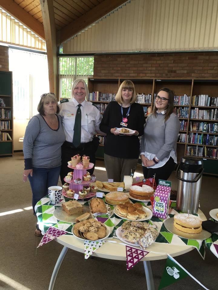 kentlibraries's tweet photo. Customers, volunteers and staff raised £218+ @kentlibraries #Fleetdown for #worldsbiggestcoffeemorning @macmillancoffee THANK YOU. https://t.co/tcgmSG49on