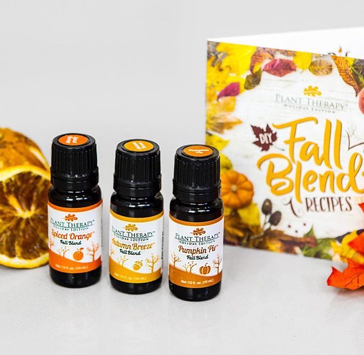 PlantTherapy's tweet photo. We love our #FallBlends π Watch FB Live this morning at 9:30 am MST to watch our Autumn-themed DIYβs + check out https://t.co/m0g0Qh0KKt π https://t.co/gUbBNb8vCW