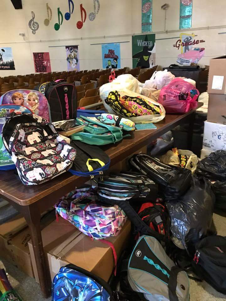 WhereToTurnSI's tweet photo. We have over 20 local schools signed up and have received our 2nd request from a #Texas school. We sorted and packed backpacks all weekend. https://t.co/50EaVhmVDB