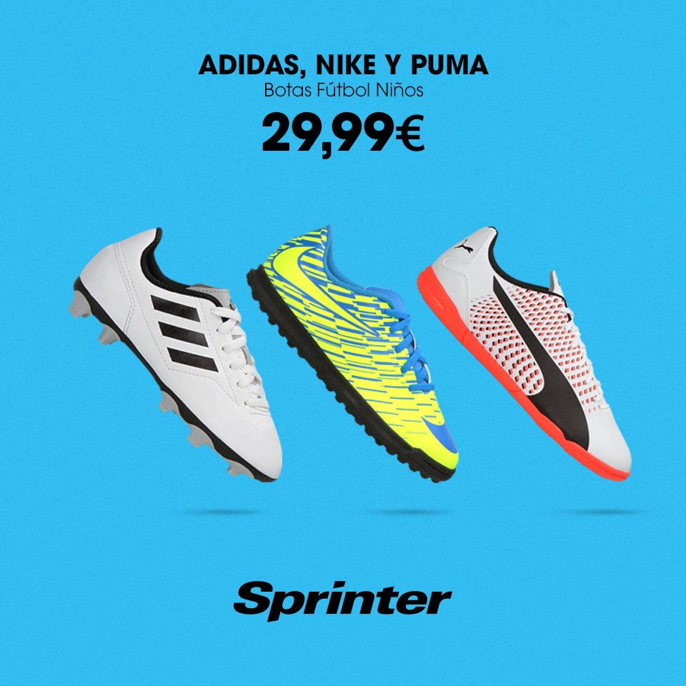 botas de futbol para niños sprinter