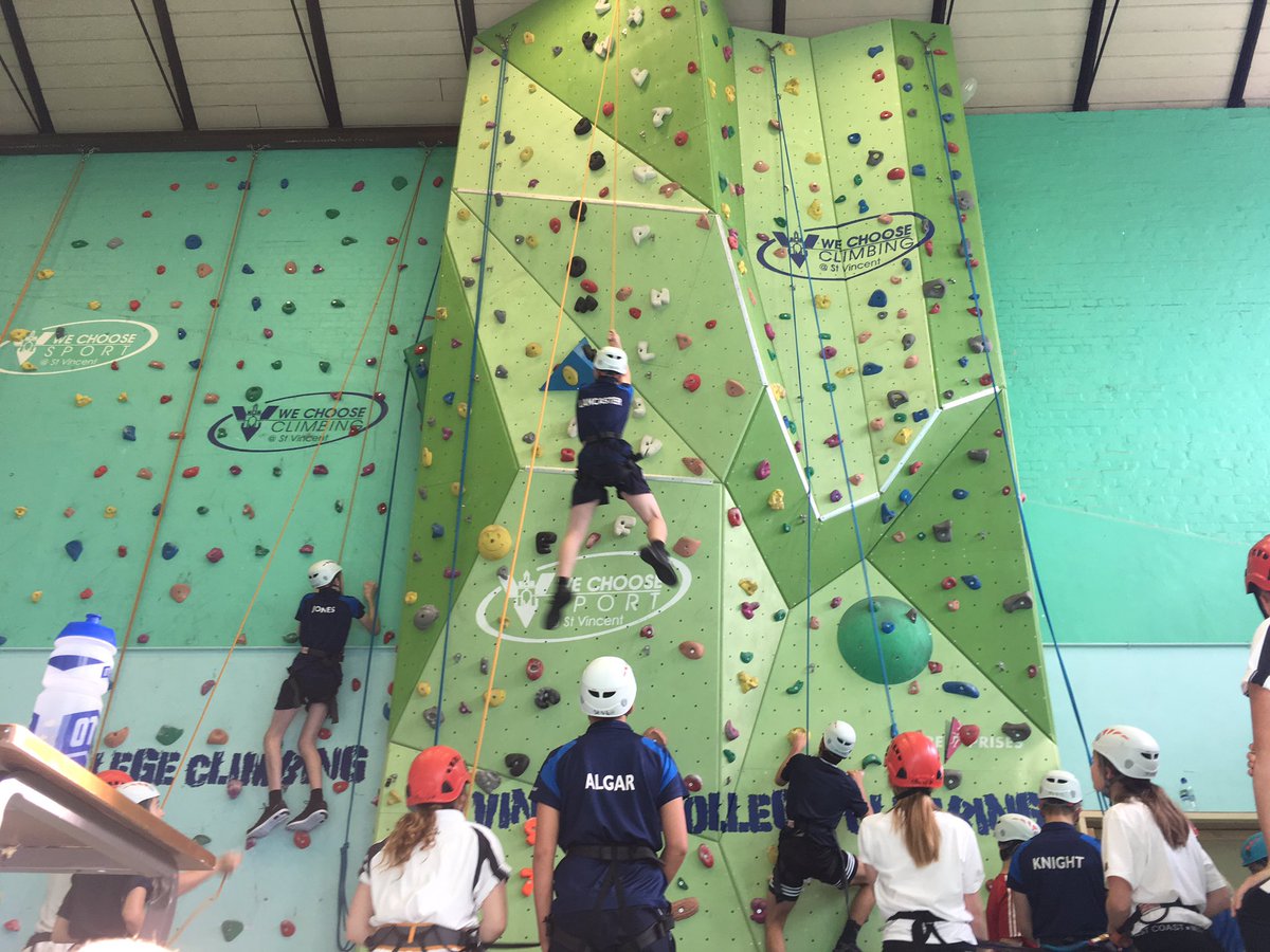 Gcse PE climbing . Thanks to @PhilLove1797 for running the session