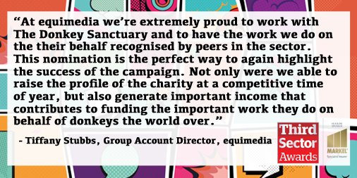 equimedia's tweet photo. We’re looking forward to the @TSEAwards this week. Shortlisted for the Communications Agency Campaign #TSAwards https://t.co/BGSpJsLReR