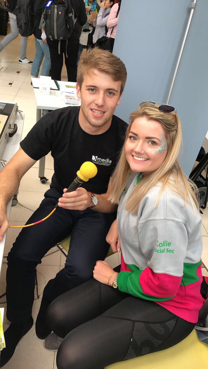 ExUniNetball's tweet photo. Thank you for having us today @XpressionFM, great to be able to chat, especially about our Freshers Week events! #eunc #netball https://t.co/kfFnDQLJRT