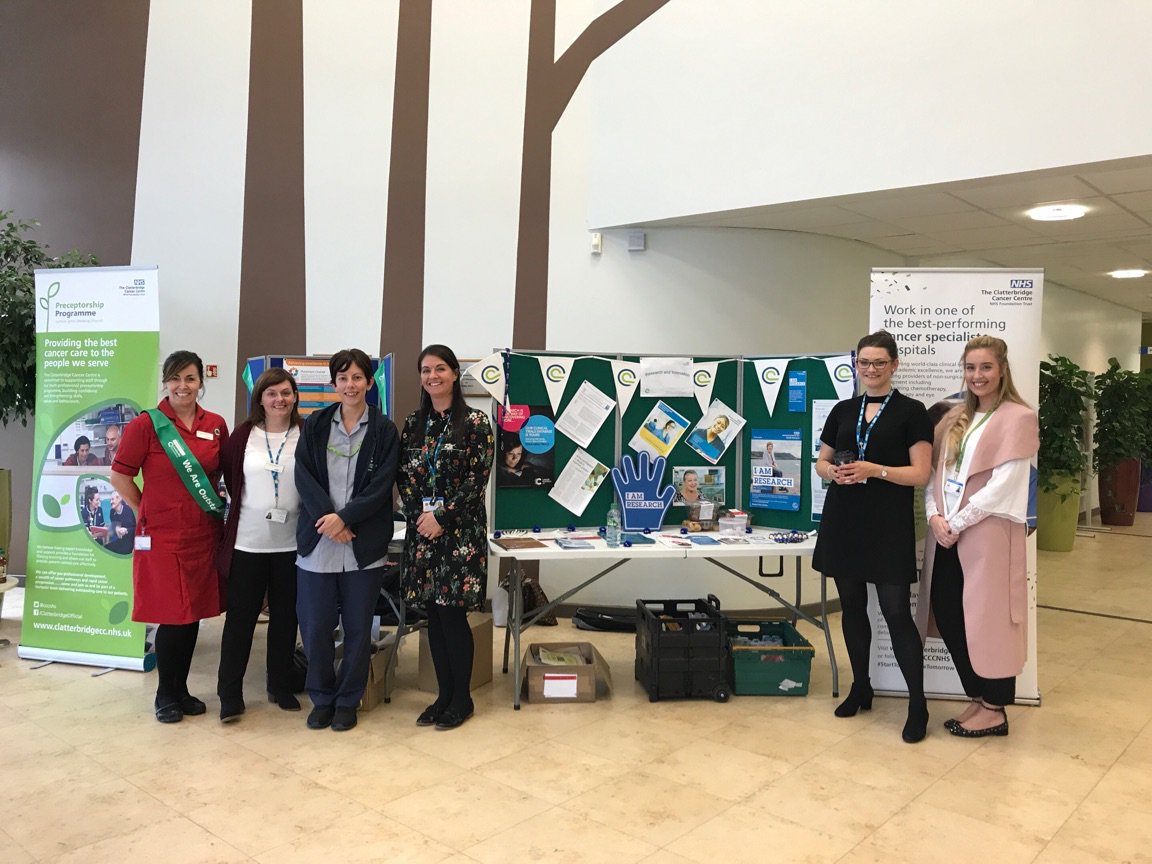 CCCNHS's tweet photo. Come meet the team TODAY at our CCC-Aintree Nurse Recruitment Event. We're at main reception until 7pm this evening! #nhs #jobs #nurses https://t.co/a1J4FQLdTs