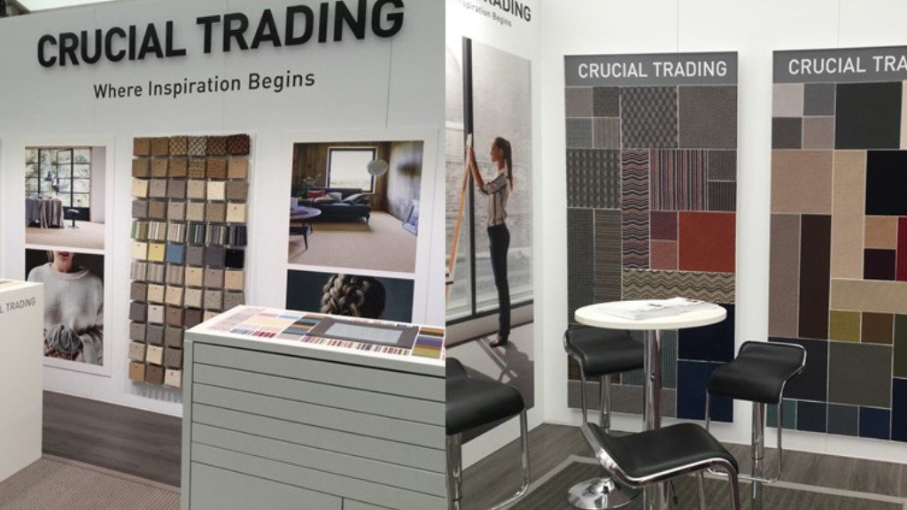 The <a href="/CrucialTrading/">Crucial Trading</a> stand at #Decorex17 is debuting our new #bespoke hotel ranges. Endless choice for hospitiality #interiordesign.