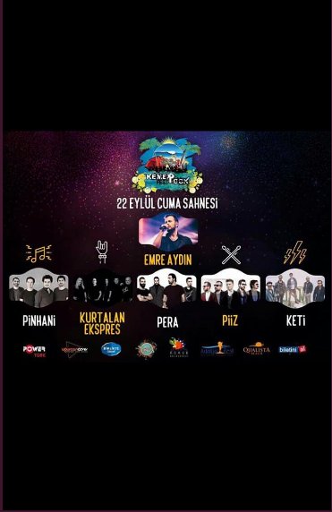 piizonline's tweet photo. 22 Eylül Cuma Antalya Kemer Rock Festivalinde sahnedeyiz.

#piiz #dönersekkaybederiz https://t.co/g5DP6ey8HQ