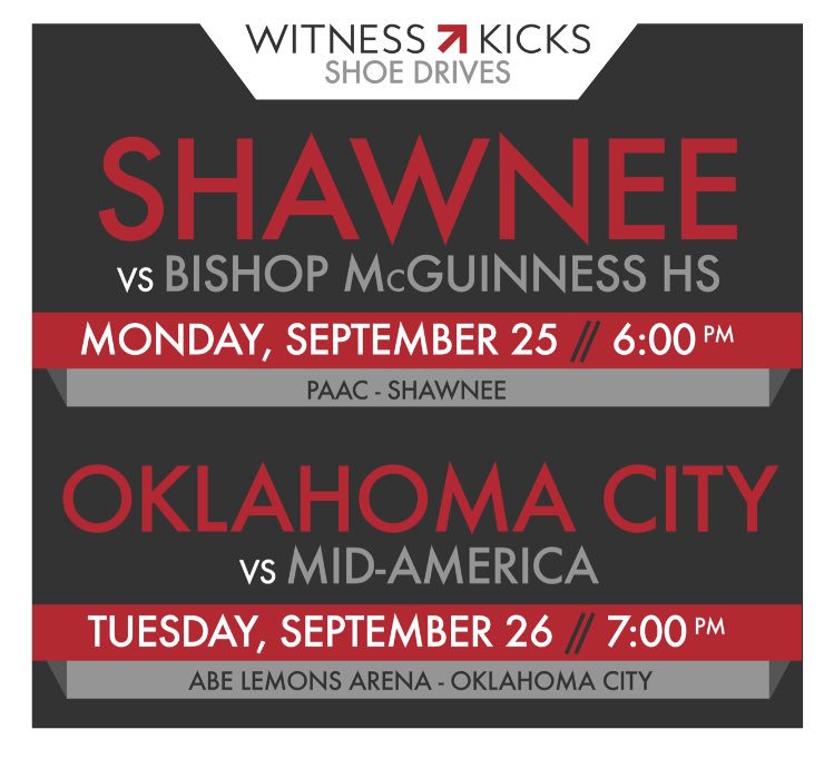 WitnessKicks's tweet image. We are one week away from back to back shoe drive nights!  We will be taking new or used shoes! It's #MoreThanShoes ↗️