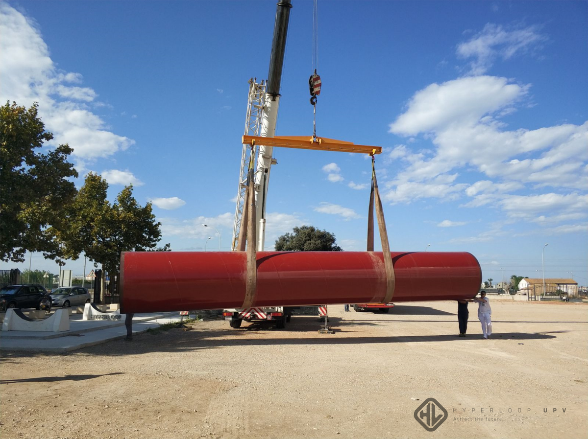 hyperloopupv's tweet photo. It's here! One of Europe's first #Hyperloop TestTracks @UPV to keep developing #sustainable #transport solutions
#MobilityWeek #HyperloopUPV https://t.co/guHpe41NP6
