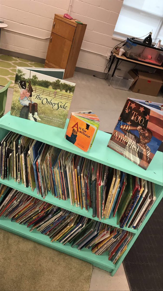 heymissamber's tweet photo. A classroom library rich in diverse literacy is my favorite way to teach and promote diversity to my young scholars here @afiakc1. ❤️📚 https://t.co/dUmdiRCp7w
