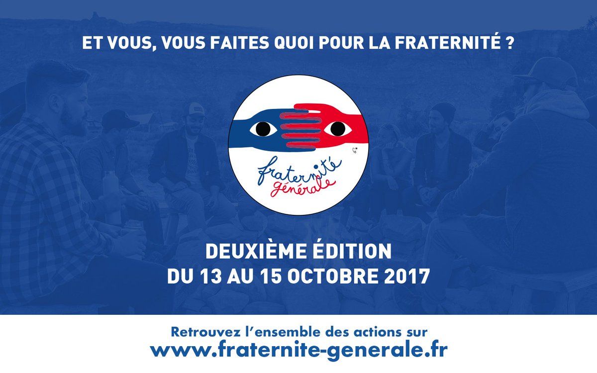 FraterniteGen's tweet image. #fraternitegenerale revient pour une 2ème édition du 13 au 15 octobre !
Rejoignez le mouvement 👉 fraternite-generale.fr