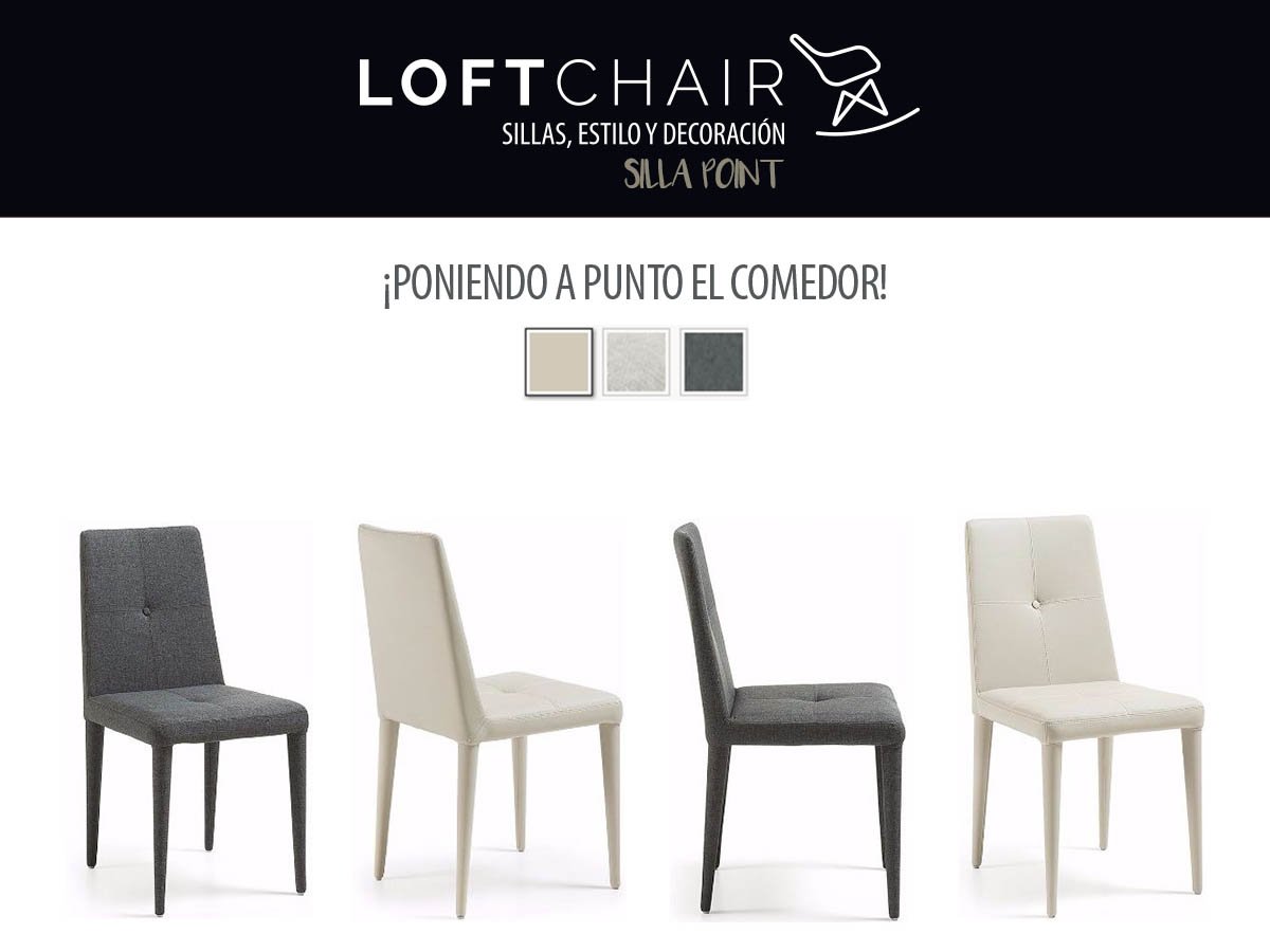 LoftChair's tweet image. Una idea para poner a punto vuestro salón con el modelo de de #SillaTapizada POINT goo.gl/miWYWP #FelizLunes #decoracion
