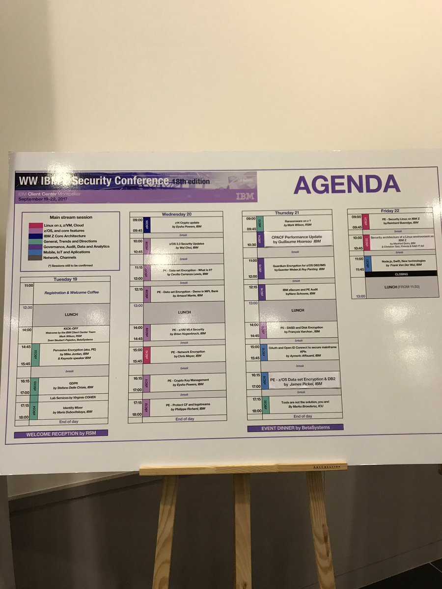 anka_shugol's tweet photo. #zSecurity agenda looks promising!! Are you ready? #trustIBMz this will be legen.... https://t.co/3un6D6SnlE