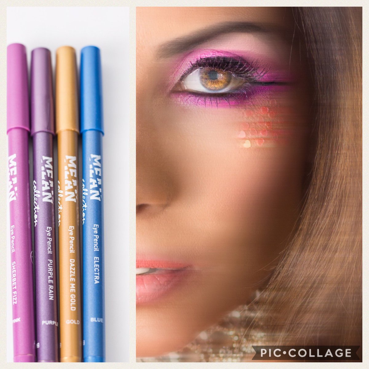 francine_lewis's tweet photo. Create your look with these gorgeous metallic eyeliners in our FLASH SALE only £3.99 I'm wearing here sherbet fizz pink #meancollection #FI https://t.co/nqO7iowBuj