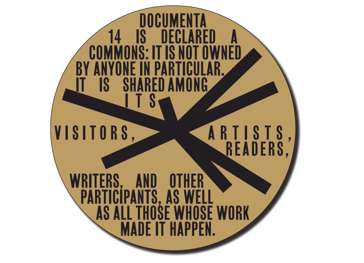 documenta__14's tweet image. Thank you!