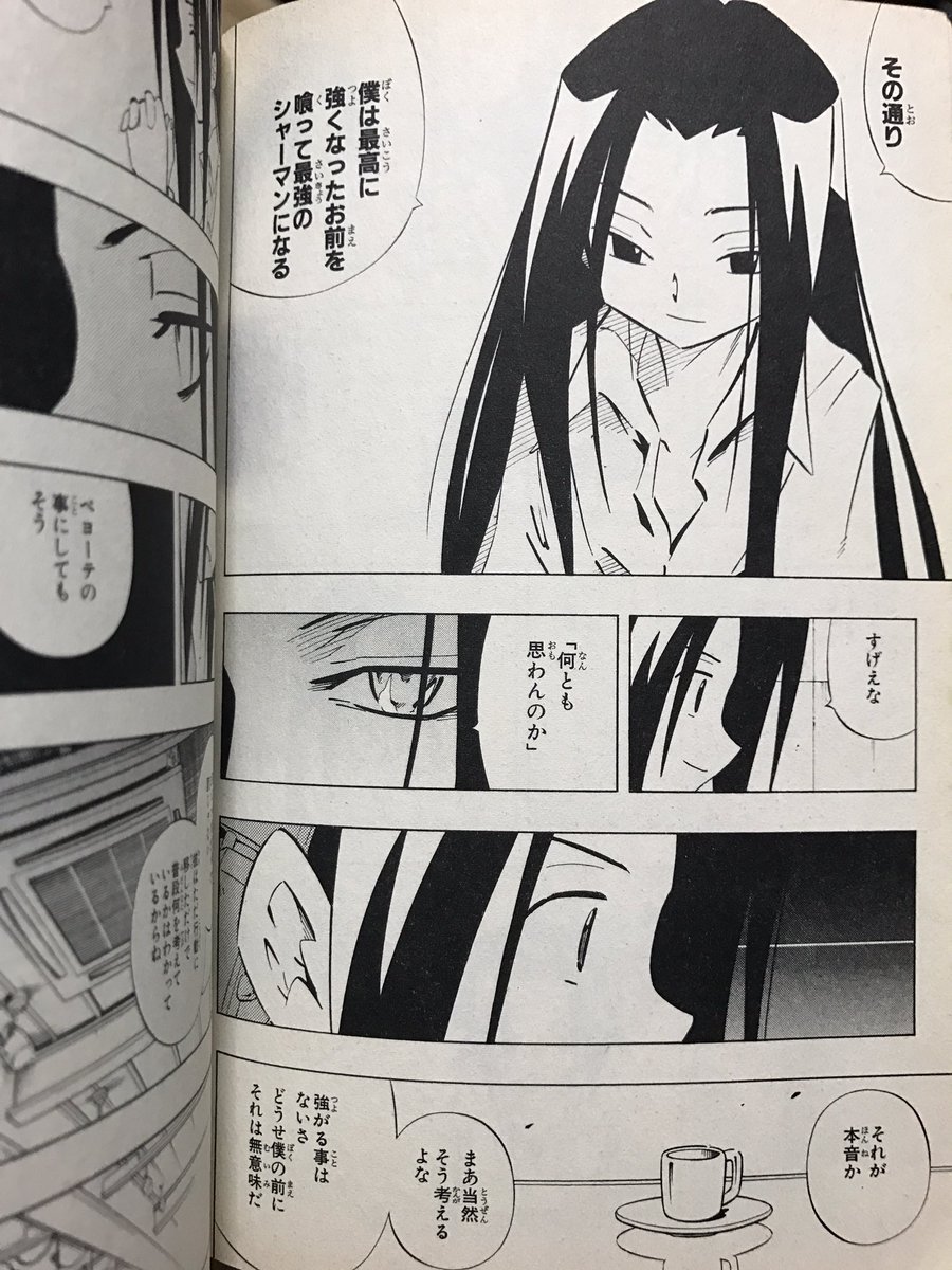 シャーマンキング ハオ様の全部ではないですけど 幼少期からのお話はありますよ パッチ族の時のお話も見てみたいですけど