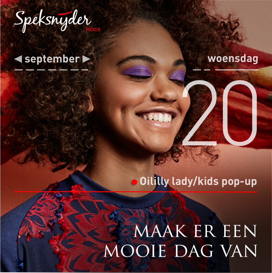 Bij @speksnijdermode vindt woensdag 20 september een bijzonder event van <a href="/oililyworld/">OILILY</a> plaats! winkelhof.nl/evenement/oili…