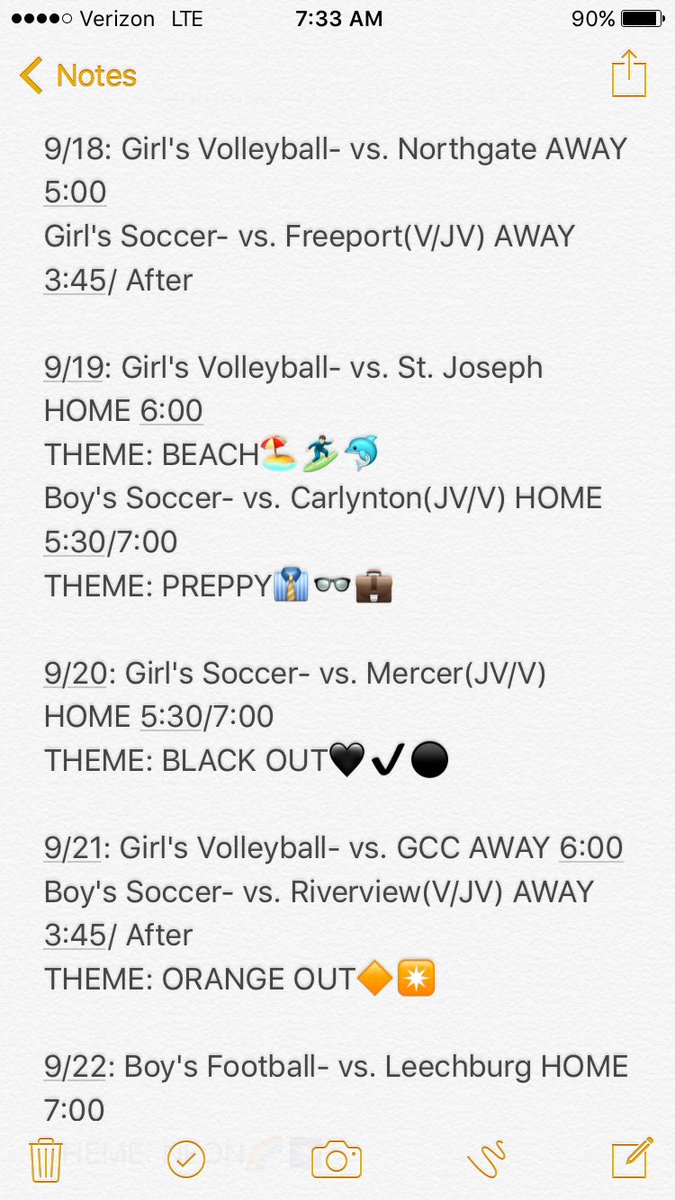studentsecSHS17's tweet photo. This week is full of games and themes! https://t.co/TtHCnEnqsy