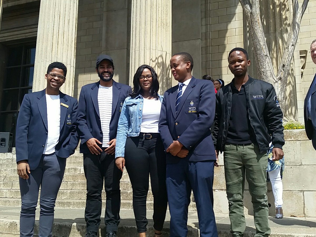 The @WitsSRC at the Renaming Central block to Robert Sobukwe ✊✊