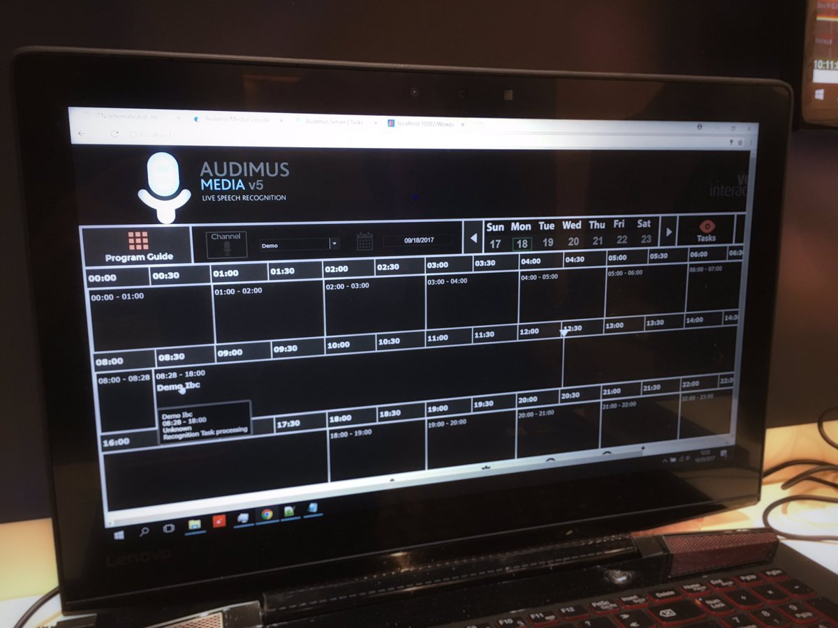 v_interaction's tweet image. Audimus.Media is rocking at #ibcshow. Have a demo at 14.H18. #livesubtitling #automaticcaptioning