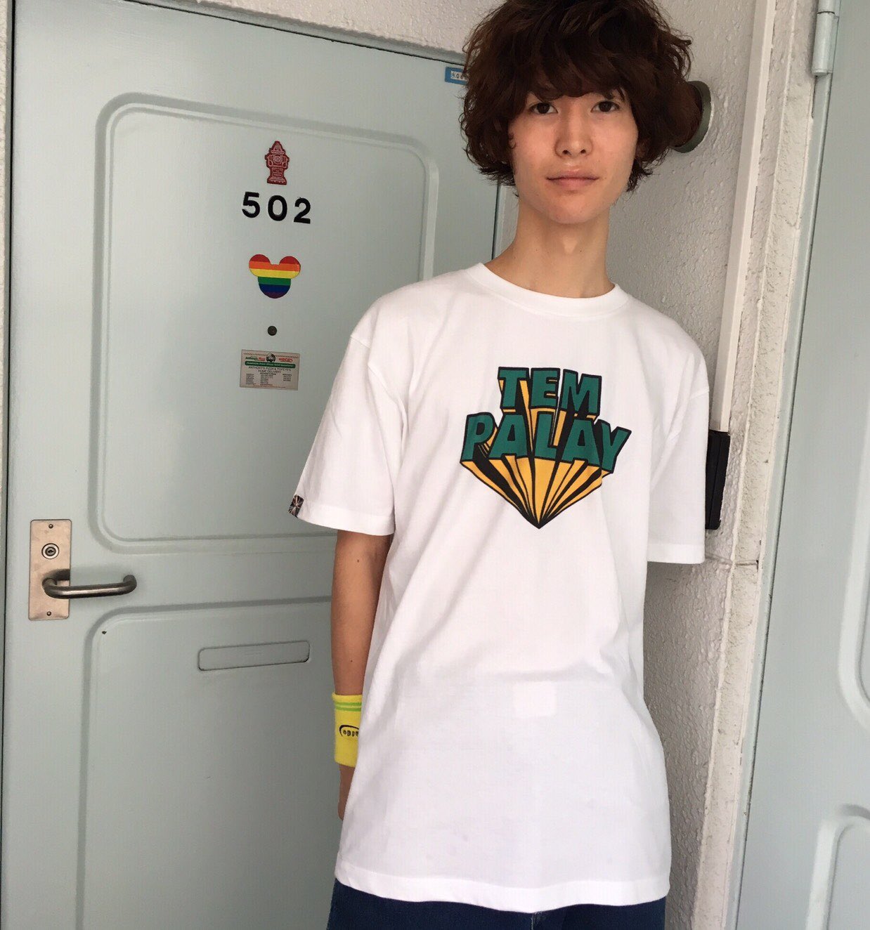 即完tempalay テンパレイ改良湯Tシャツ S あびばのんのん
