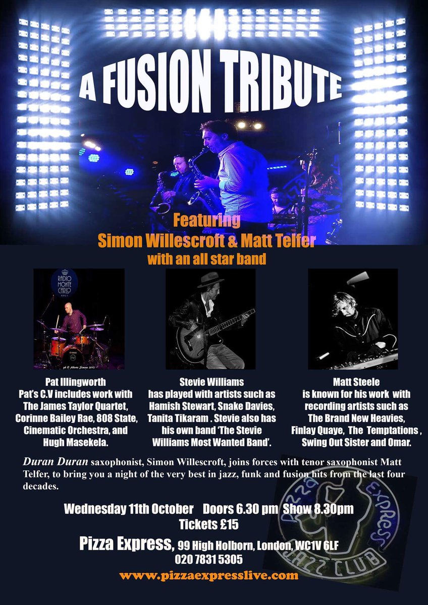 We're back in London again on 11th October at the new Holborn venue. Hope to see you there!X