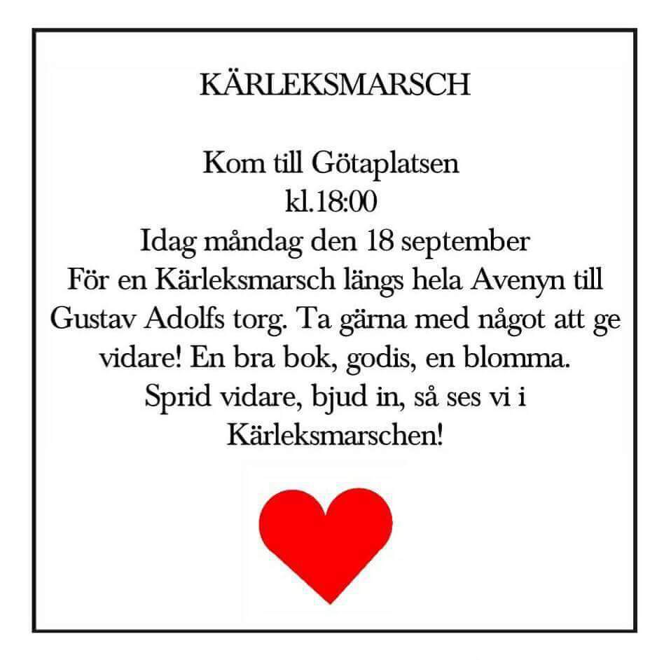 elainebostrom's tweet photo. #Göteborg #nohate https://t.co/nLnzCHUmH7