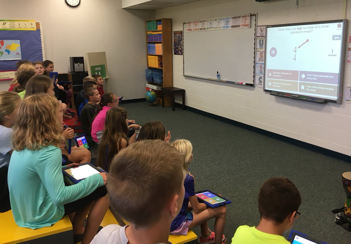 <a href="/cltingo_pcsd/">Cassandra Tingo</a> 5th graders are having fun reviewing knowledge of music notes, rests, and symbols using Kahoot! #RaiderStrong