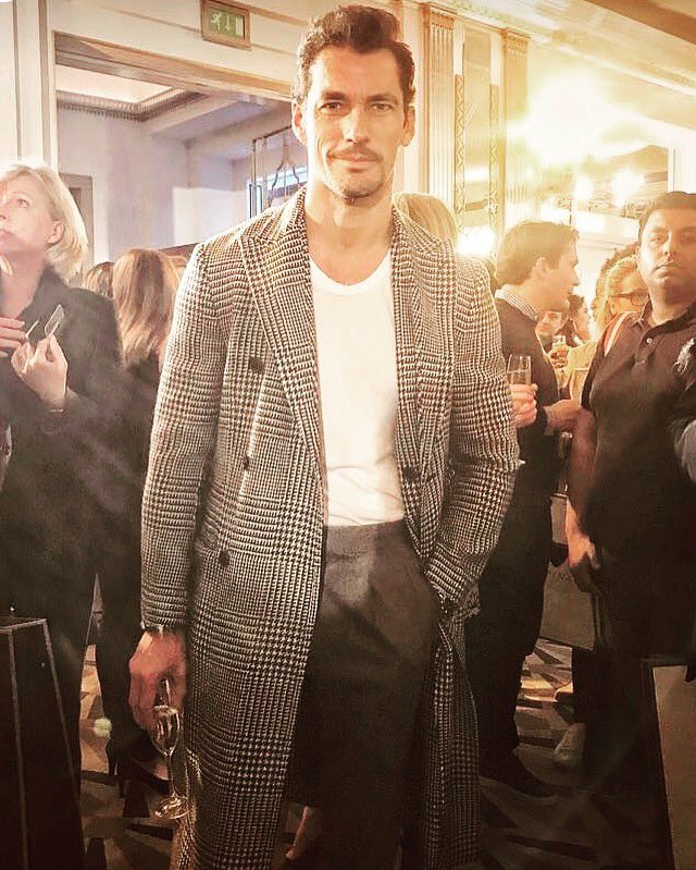 David Gandy today at the <a href="/aspinaloflondon/">Aspinaloflondon</a> presentation during #LFW 👌🏼
