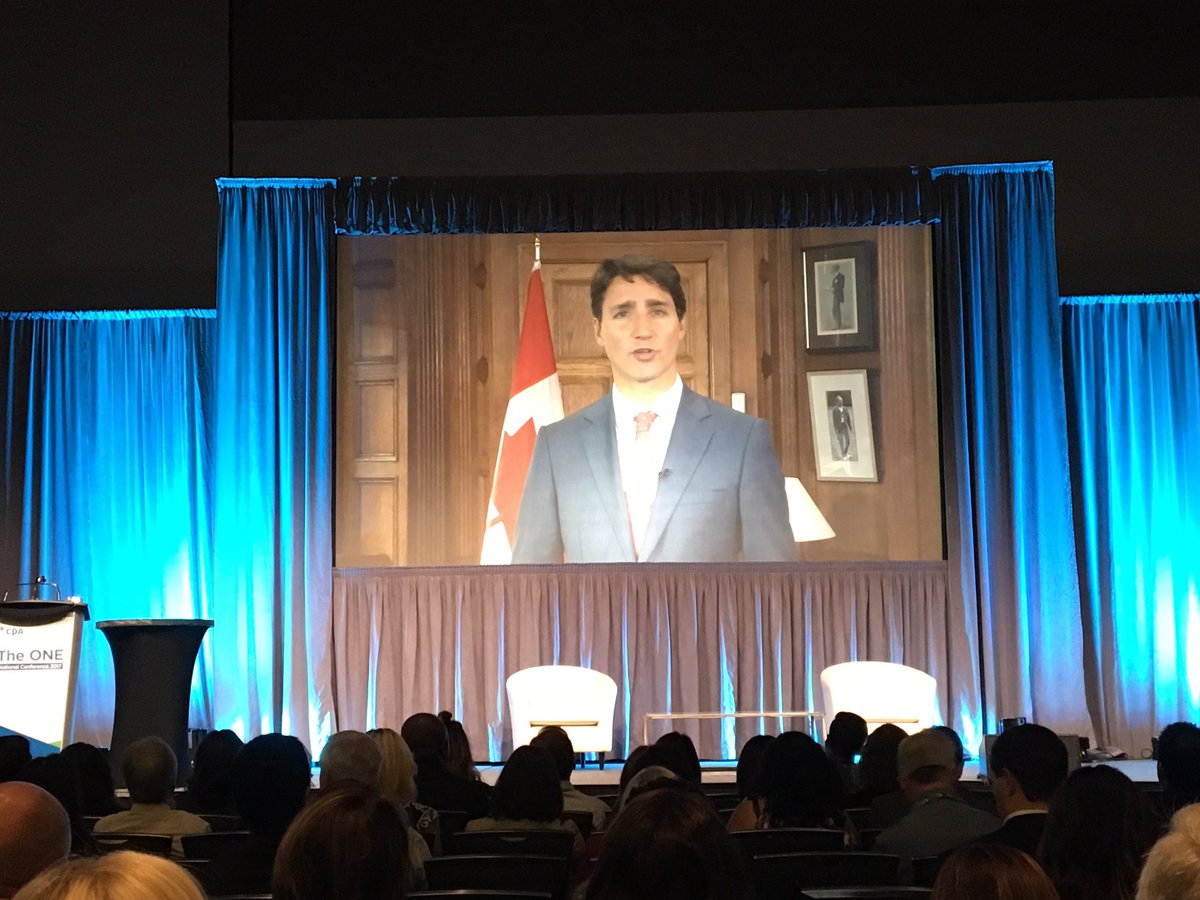 Opening message from Justin Trudeau! #CPATheONE