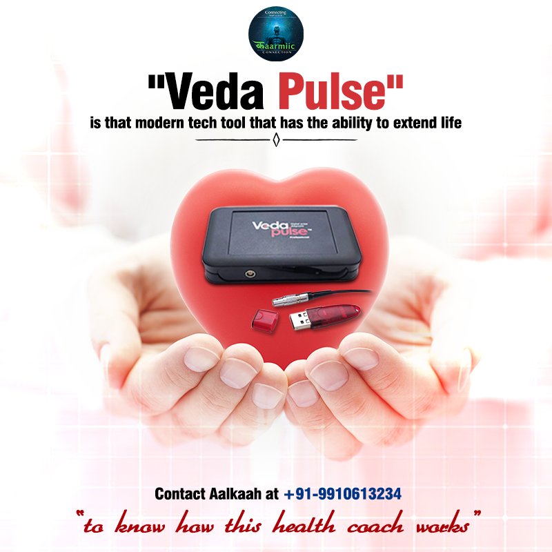 KaarmiicConnect's tweet photo. #VEDAPULSE modern tool has the ability to extend life. Don’t believe us? Contact Aalkaah at 9910613234 to know how this #health coach works. https://t.co/sIx3rsBuNK