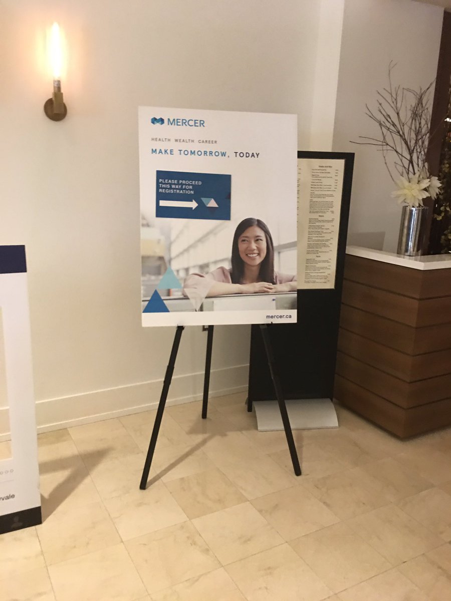 Tksampson's tweet photo. Can't wait to hear about The New People Equation #talentoutlook at the @HiltonHotels @MercerCanada https://t.co/oDzH73E3wX