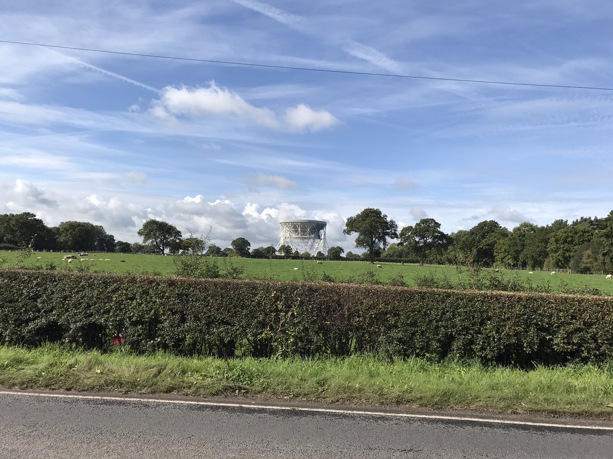 camjoglers's tweet photo. One for Barney -passed near Jodrell Bank this morning. https://t.co/jjR66eAdma