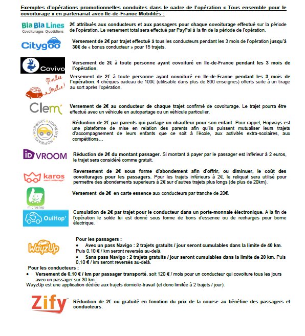 Le covoiturage prend un nouveau tournant en <a href="/iledefrance/">Région Île-de-France</a> ! <a href="/IDFmobilites/">IDF Mobilités</a> déploie de nouvelles mesures incitatives ! #TransportsIDF