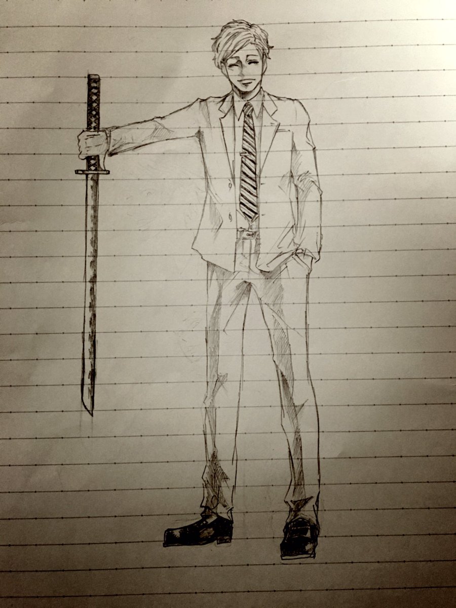 長刀リーマン
#落書き 