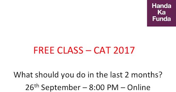 ravihanda's tweet photo. Register for free class on #CAT17 Prep in last 2 months here: https://t.co/ighfYDcS9I
Date: 26th September
Time: 8:00 PM https://t.co/zWzHhDc6eY