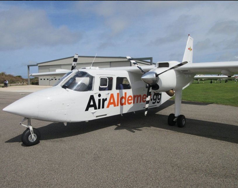 Here is the first in the Air Alderney fleet! Soon  to fly between Alderney,Jersey &amp; Cherbourg! ✈️☀️  #Alderney #AirAlderney