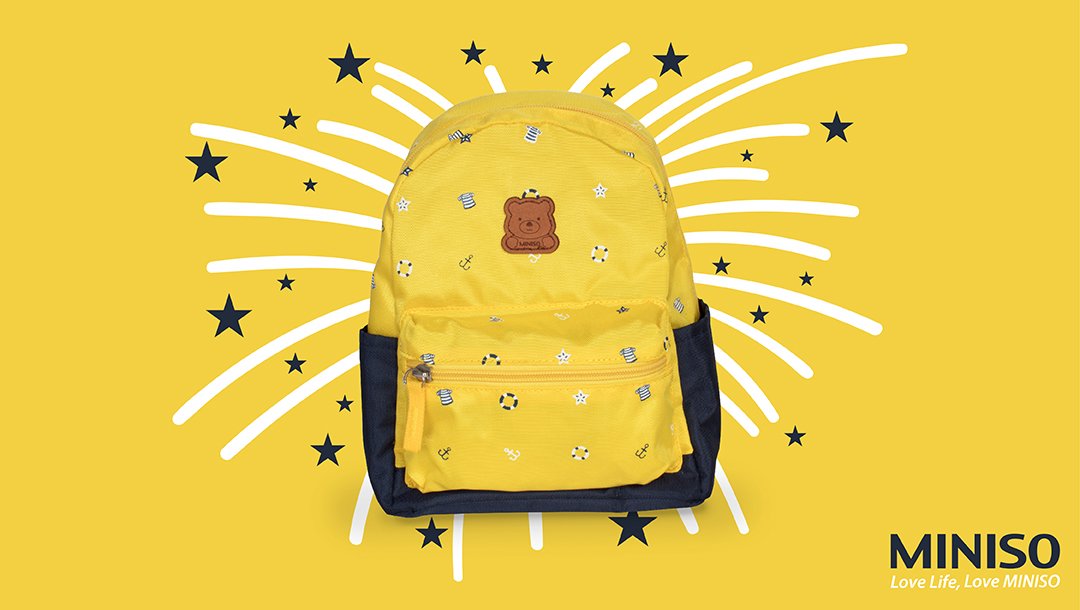 minisoturkey's tweet photo. Miniso'dan yeni bir hediye 🎁 Bizi takip ederek bu tweeti rt yapan bir kişi okul çantası kazanıyor. Yarışmamız 19.09.2017 yarın sona erecek. https://t.co/JTD1jlfghV