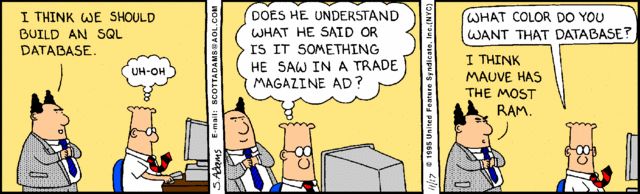 Joe_the_IT_guy's tweet image. When management try to speak tech. #Dilbert #Techumor