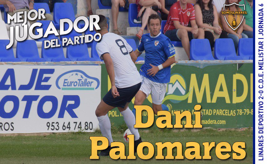 SomosLinares's tweet photo. MEJOR JUGADOR 🏆 | Tras 455 votos, la afición del @Linares_Dptvo ha elegido, por SEGUNDA vez,a @KaiserDani14 como el MVP ante el Melistar. 👏🔝 https://t.co/dUL7FH4lkI