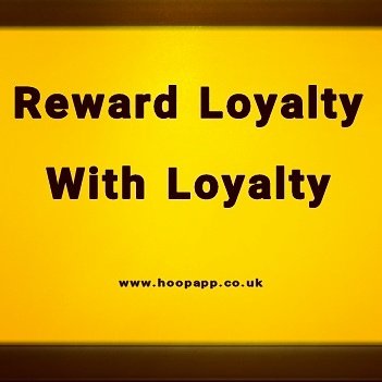 It's simple . . . #loyalty #loyaltystamp #RewardsPoints #hoopapp  #ryanaircancellations  #CHEARS #loyaltyiseverything