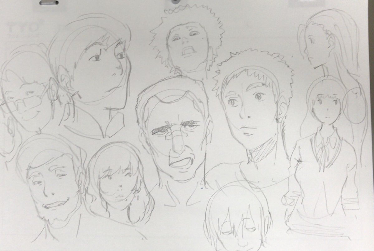 癖全開脳死シルエット描き 