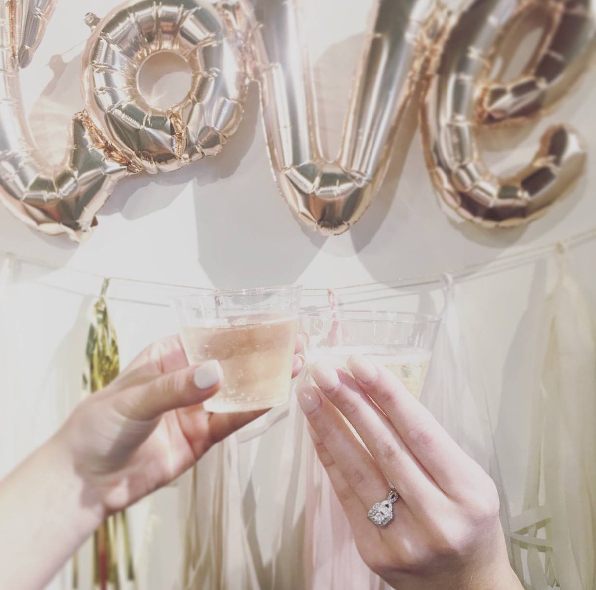 Toast champagne with us the rest of September &amp; save 10% on your #bridalgown order! Can't beat that! Details: goo.gl/7zEgSf