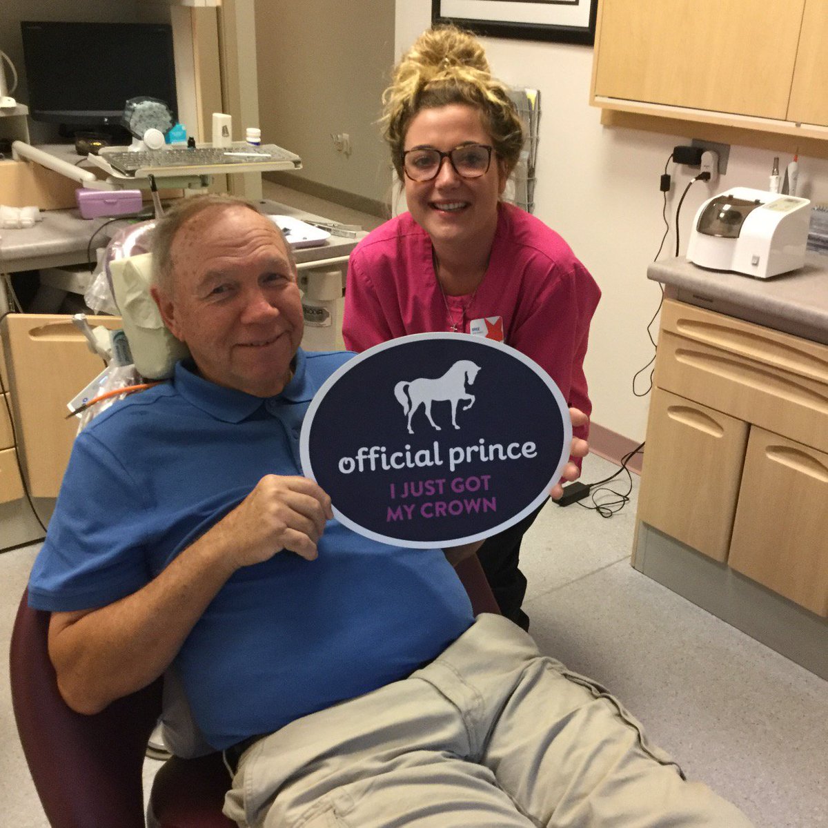BrianSNylaanDDS's tweet photo. Steve had a wonderful visit with us today, and is grateful for a new beautiful smile! #NylaanDental  #pictureperfectsmiles https://t.co/dRScPkKdfo