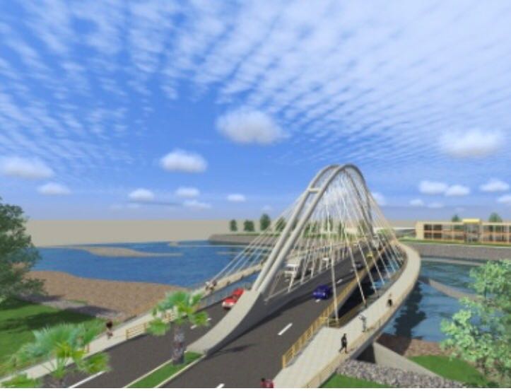 Socializamos el proyecto del puente 4 de Julio, una obra de 4 carriles para vehículos, más 2 externos para peatones y bicis