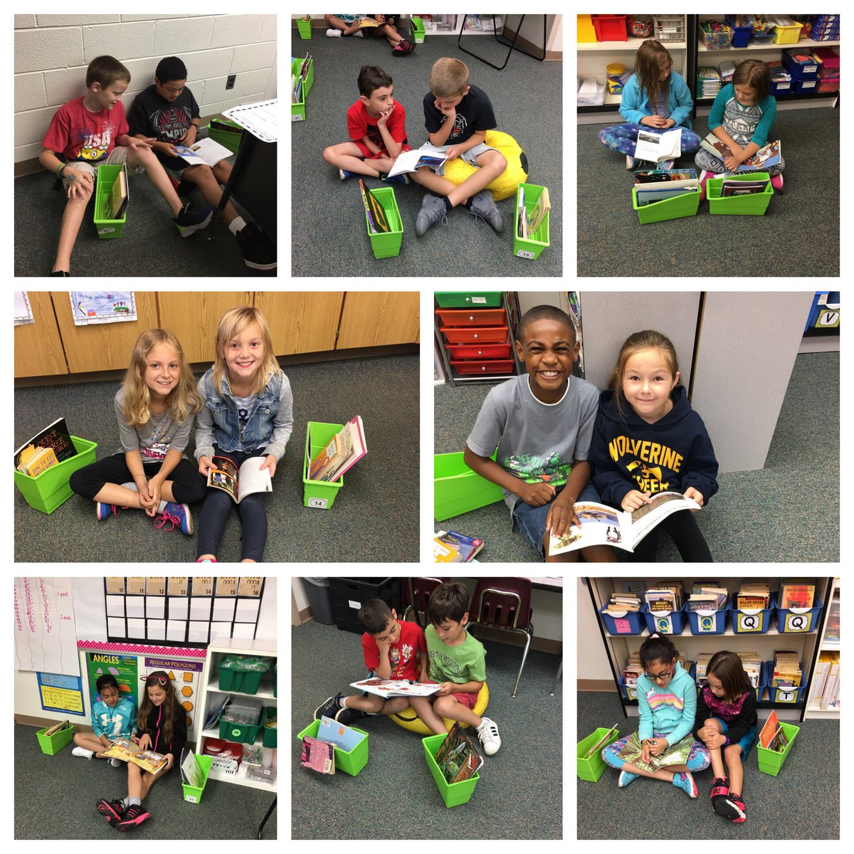 Practicing reading with a partner for stamina.  #wearelamphere #simondssuperstars