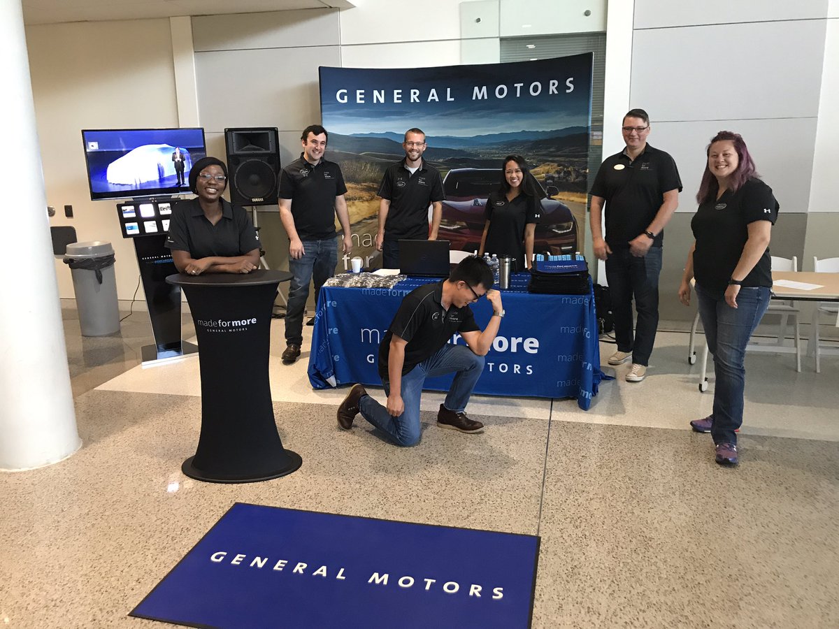 theGMbuzz's tweet photo. Game time! Find us at @GeorgiaTech_ECE Career Fair in Klaus today for your @GMCareers #madeformore #tebow https://t.co/7P5ZQ5jOMk