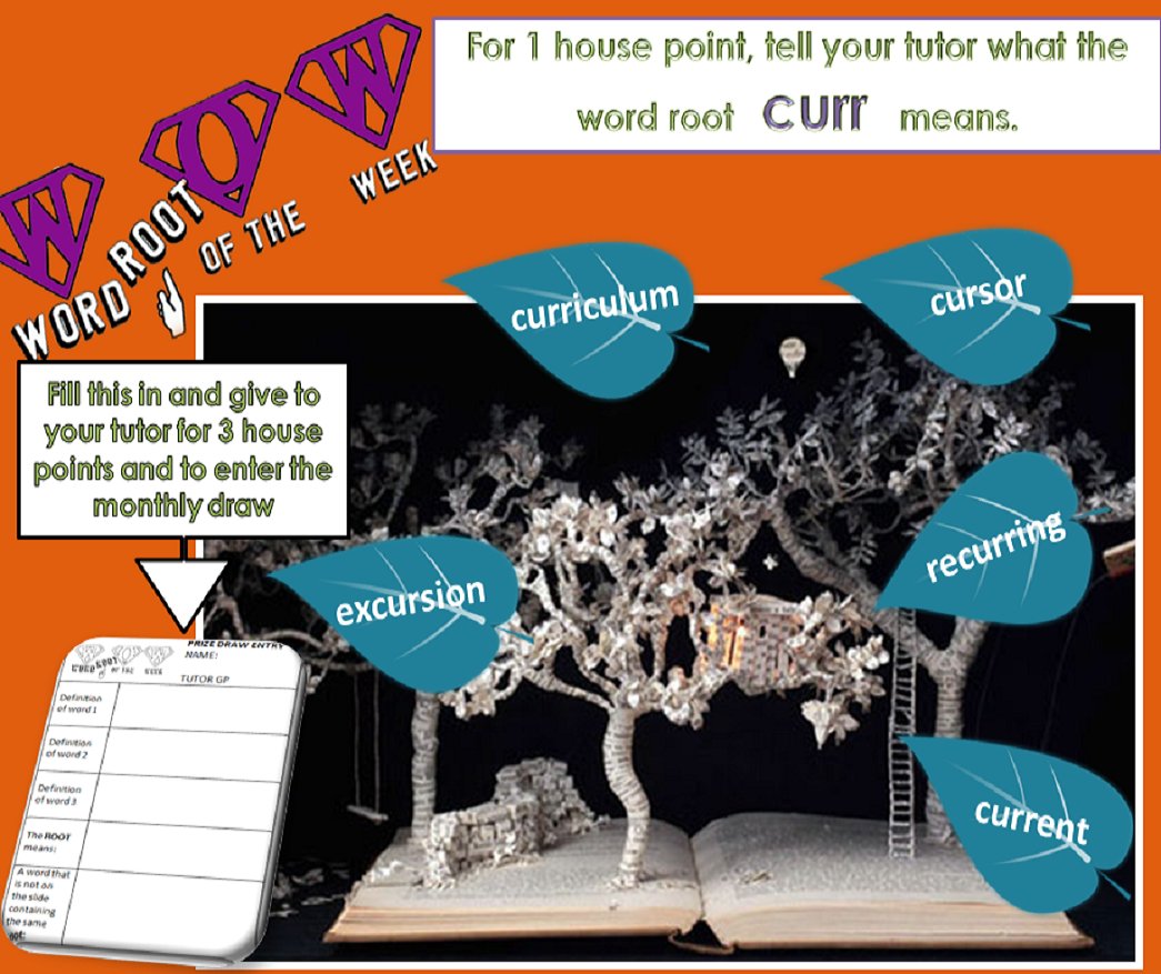Shaftesbury_LRC's tweet photo. Here's this week's Word Root of the Week challenge - make sure to hand your entry forms in to the box in the library. #literacypromotion https://t.co/lRSkKmJlqp