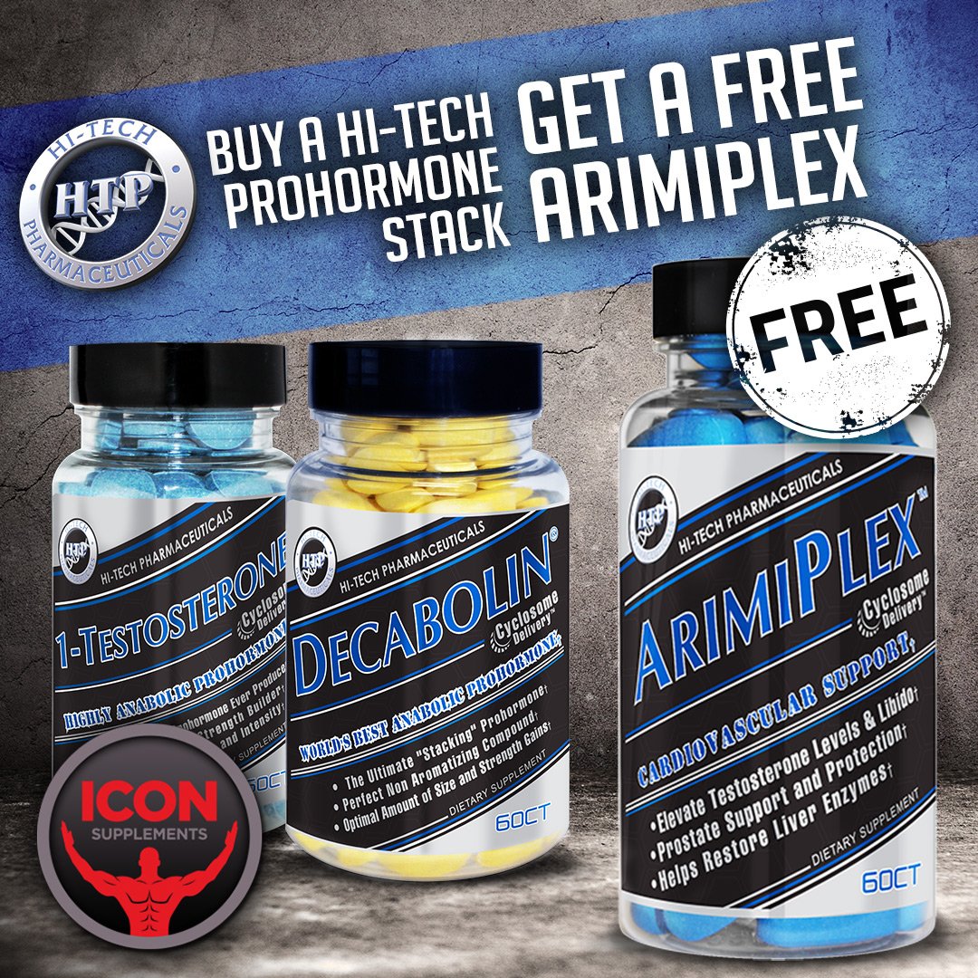 Today when you purchase any #HiTechPharma prohormone stack from Icon Supps, you'll get a FREE #Arimiplex SHOP: ow.ly/cBNL30feLwL